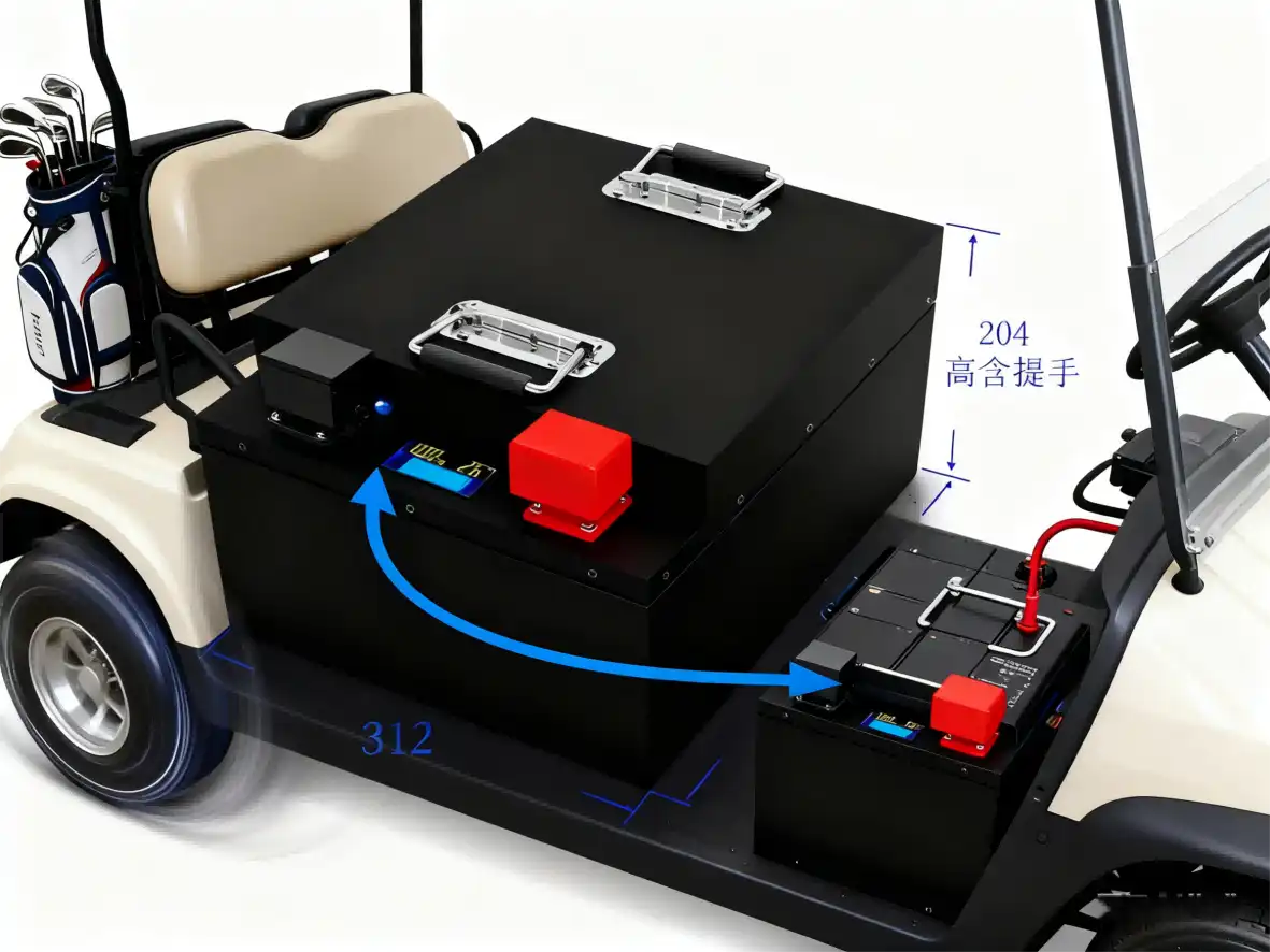 How Far Can the 51.2V 63Ah 100A Golf Cart LiFePO4 Battery Go?